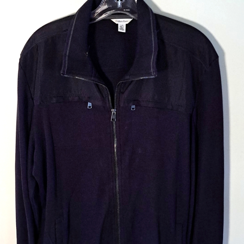 Calvin Klien cardigan wool polyester mix sz XL